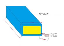 48v 21Ah Li Ion Battery Pack With Dorado Case For Electric Bike