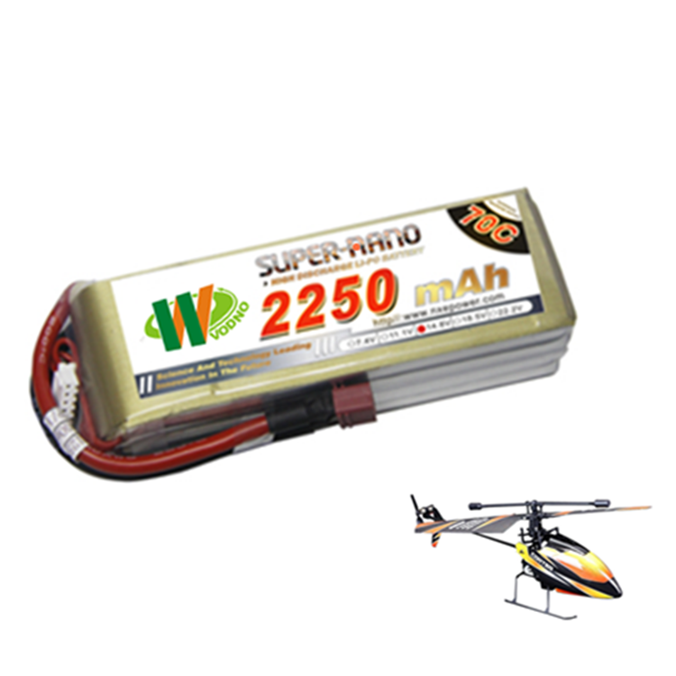 11.1V 2200mAh 3S1P 35c-70c Rechargeable Rc Lipo Battery With Light Weight