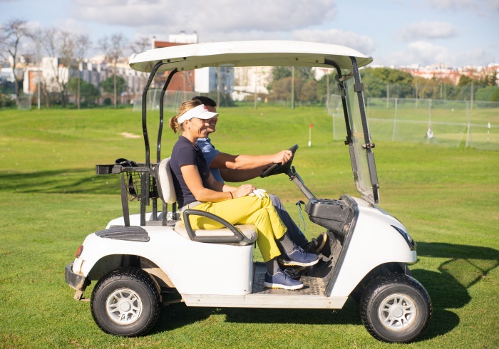 Electric Golf Cart Powered by Lithium Battery